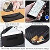 Carbon Fiber Key Car Wallets Car Bag Key Purse Pouch AJEW-WH0029-37-4