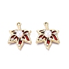 Alloy with ABS Imitation Pearl & Crystal Rhinestone & Acrylic Pendants PALLOY-Q466-04G-05-1