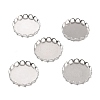 316 Surgical Stainless Steel Cabochon Tray Settings STAS-I187-01I-P-1