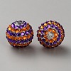 Halloween Theme Resin Rhinestone Beads RB-WH0003-08D-2