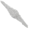 Seed Bead Cloth Hotfit Rhinestone DIY-WH0666-002B-1