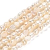 Natural Cultured Freshwater Pearl Beads Strands PEAR-E016-111-1