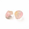Two Tone Transparent Spray Painted Glass Beads GLAA-Q092-06-C01-3
