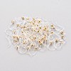 Eco-Friendly Plastic Earring Hooks X-STAS-K203-03G-1