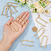 SUPERFINDINGS 10Pcs Alloy Bikini Clips FIND-FH0009-23LG-3