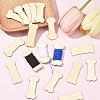 60Pcs 3 Styles Wood Thread Winding Boards DIY-SC0031-10B-5
