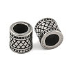 Retro 304 Stainless Steel European Beads STAS-B071-03AS-1