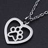 Non-Tarnish 201 Stainless Steel Pendant Necklaces NJEW-S105-JN581-40-1-1