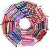 Mexican Stripe Cotton Jewelry Packing Pouches PW-WGBD890-21-1