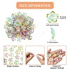 100Pcs Transparent Acrylic Bead Caps TACR-CJ0001-70B-2