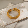 European Style 304 Stainless Steel Cuff Bangles IN3748-2
