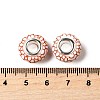 Opaque Resin European Beads RESI-C055-01F-3
