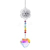 Faceted Heart Glass Suncatchers PW-WGADEF4-07-1