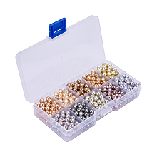 10 Color Eco-Friendly Glass Pearl Beads HY-YW0001-01A