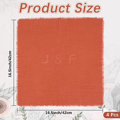 Square Cotton Table Runner AJEW-WH20018-13A-1