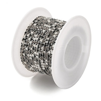 Rhinestone and Iron Cup Chain CH-A007-01I-1
