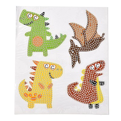 DIY Dinosaur Diamond Painting Stickers Kits For Kids DIY-O016-08-1