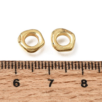 Brass Beads KK-CBA0DF0-12A-G-1