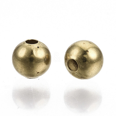 Brass Beads KK-R141-5mm-01C-NF-1