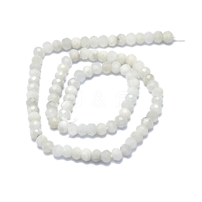 Natural Rainbow Moonstone Beads Strands G-F715-086-1