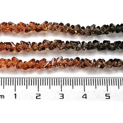 Transparent Glass Bead Strands GLAA-H023-03B-1