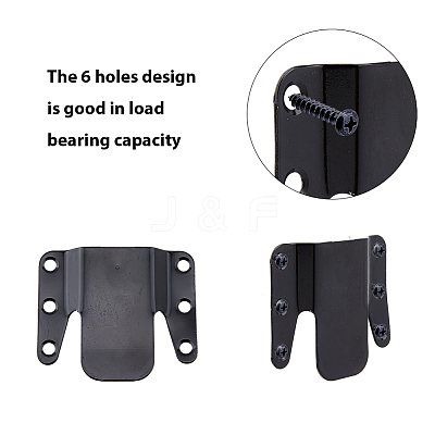 12Pcs Iron Universal Sectional Sofa Interlocking Brackets AJEW-FH0003-06-1