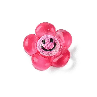 Translucent Resin Cabochons RESI-E039-01G-1