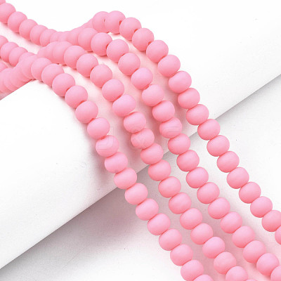 Handmade Polymer Clay Beads Strands CLAY-N008-053-02-1