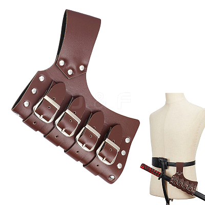 PU Leather Knife Sword Sheaths AJEW-WH0567-91A-1