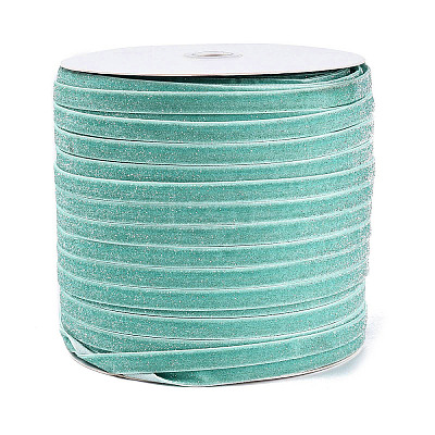Glitter Sparkle Single Face Velvet Ribbon SRIB-Q023-01A-06-1
