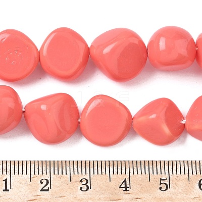 Electroplated Shell Pearl Beads Strands BSHE-D301-02C-1