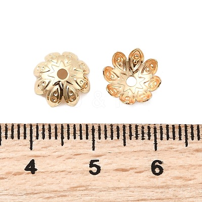 Brass Bead Caps KK-Z030-09LG-1