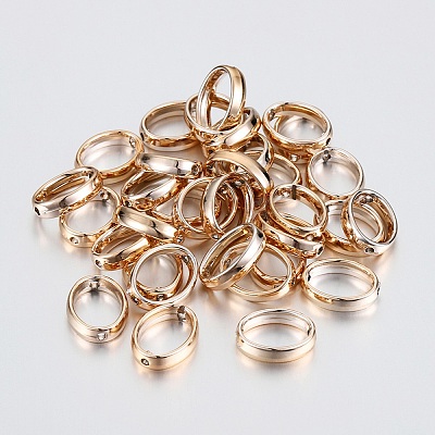 2-Hole CCB Plastic Beads Frame FIND-WH0139-284D-RG-1