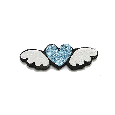 Heart Wing Sew on Soft Ornament Accessories PW-WG46272-01-1