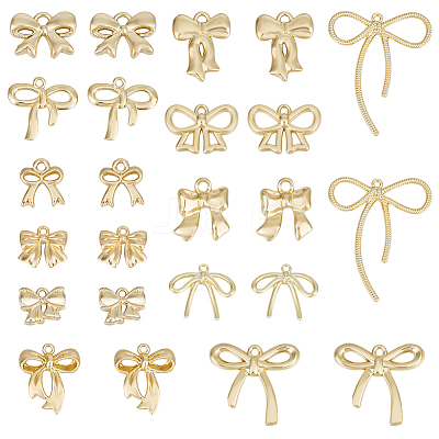48Pcs 12 Styles Rack Plating Alloy Pendants FIND-SC0013-51-1