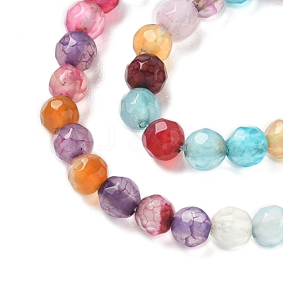 Natural Agate Beads Strands X-G-E469-12X-1