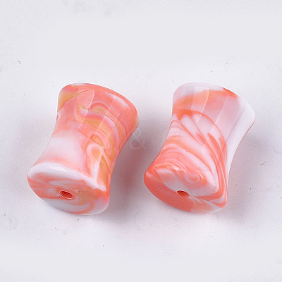 Acrylic Beads OACR-S031-08B-06-1