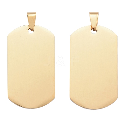 PVD Vacuum Plating 304 Stainless Steel Big Pendants STAS-I140-19E-G-1
