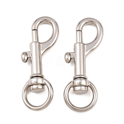 Alloy Swivel Clasps STAS-B121-02P-04-1-1