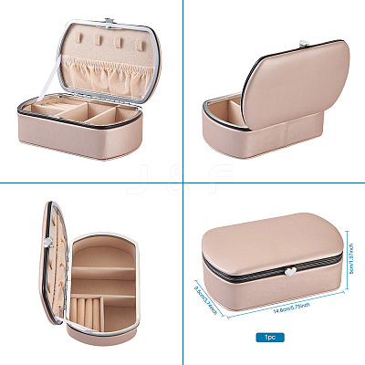 PU Leather Jewelry Storage Box LBOX-TAC0001-01C-1