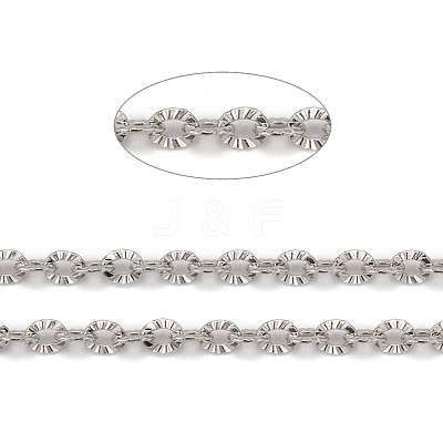 Tarnish Resistant 304 Stainless Steel Cable Chains CHS-N002-02A-P-1