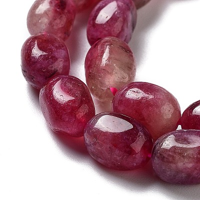 Dyed Natural Malaysia Jade Beads Strands G-P528-I03-01-1