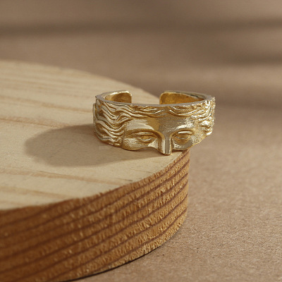 Venus Brass Cuff Rings for Men FS-WGC57DC-01-1