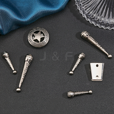 DIY Bolo Tie Jewelry Making Finding Kit DIY-CA0005-42AS-1