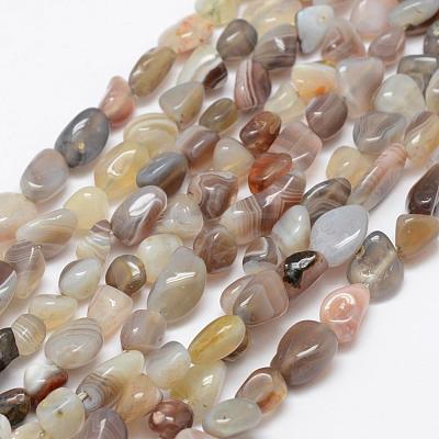 Natural Botswana Agate Beads Strands G-F521-45-1