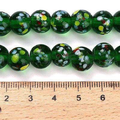 Handmade Lampwork Beads Strands LAMP-H071-01C-02-1