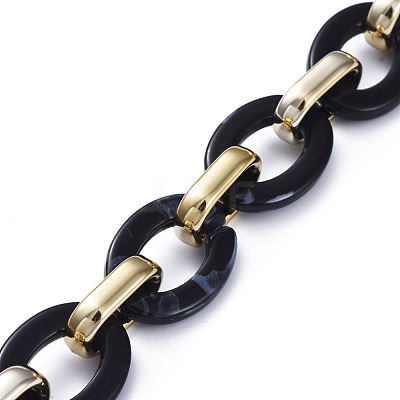 Handmade CCB Plastic Cable Chains AJEW-JB00682-05-1