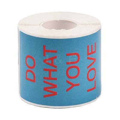 200Pcs Thank You Theme Stickers Roll DIY-M070-01G-1