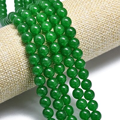 Natural Malaysia Jade Beads Strands G-L645-C01-12mm-17-1