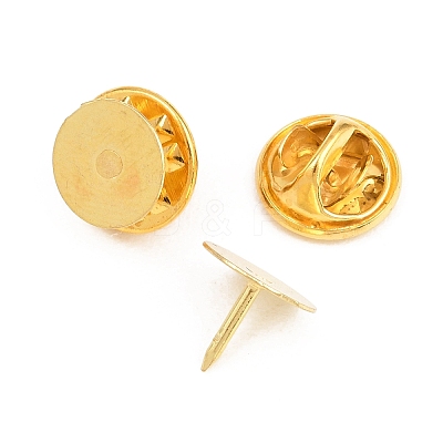 50Pcs Iron Butterfly Clutches Pin Backs IFIN-H066-01G-1